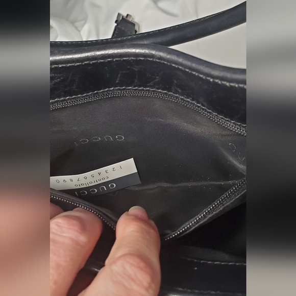 🔥Host Pick!🔥GUCCI Jackie black Canvas/Leather - shoulder Bag - Vintage🔥🔥🔥🔥 - Picture 8 of 14